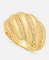 On 34th Pave Chunky Bubble Band Ring, Macy's Exclusive In Gold