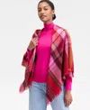 On 34th Plaid Square Scarf, Macy's Exclusive In Multi