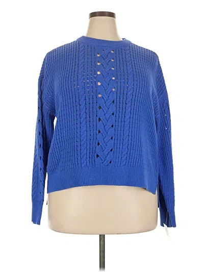 Pre-owned On 34th Pullover Sweater In Blue