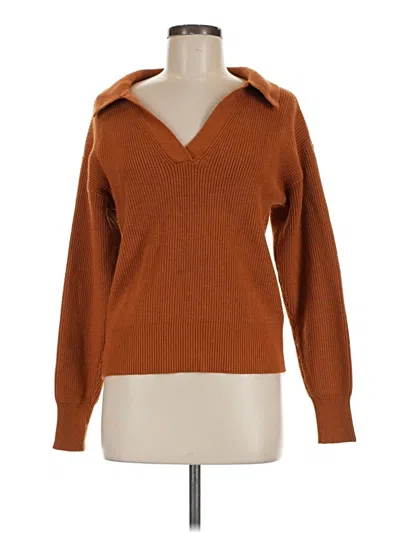 Pre-owned On 34th Pullover Sweater In Brown