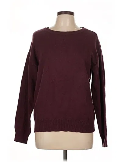 Pre-owned On 34th Pullover Sweater In Burgundy