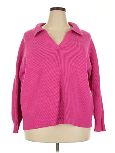 Pre-owned On 34th Pullover Sweater In Pink