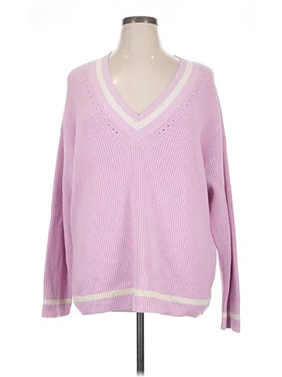 Pre-owned On 34th Pullover Sweater In Pink