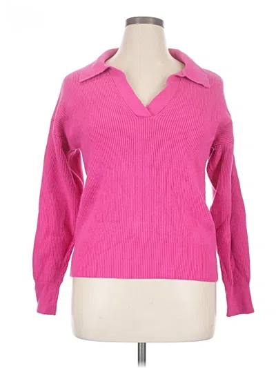 Pre-owned On 34th Pullover Sweater In Pink
