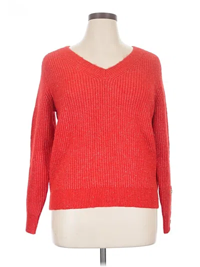 Pre-owned On 34th Pullover Sweater In Red