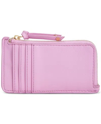 On 34th Ramonah Solid Credit Card Wallet, Created For Macy's In Pink Lilac