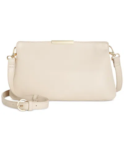 On 34th Reddelle Small Denim Crossbody, Created For Macy's In Travertine
