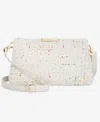On 34th Reddelle Small Tweed Crossbody, Created For Macy's In White Twee