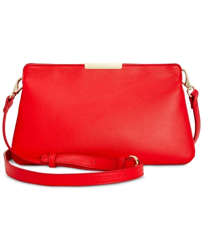 On 34th Redelle Small Crossbody, Created For Macy's In Fiery Red