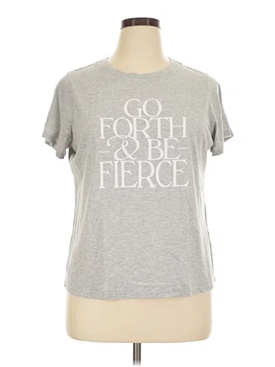 Pre-owned On 34th Short Sleeve T-shirt In Gray