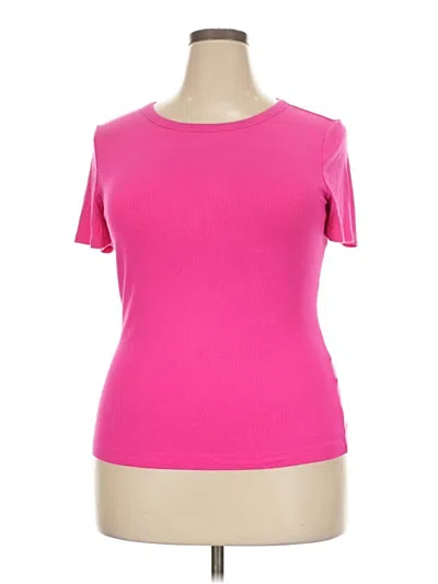Pre-owned On 34th Short Sleeve T-shirt In Pink