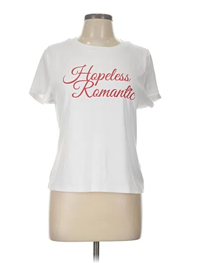 Pre-owned On 34th Short Sleeve T-shirt In White