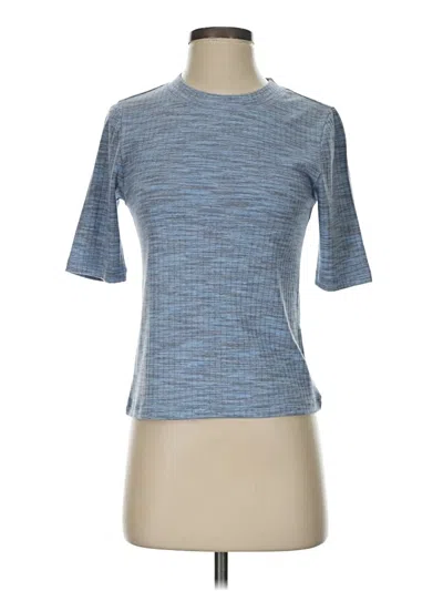 Pre-owned On 34th Short Sleeve Turtleneck In Blue