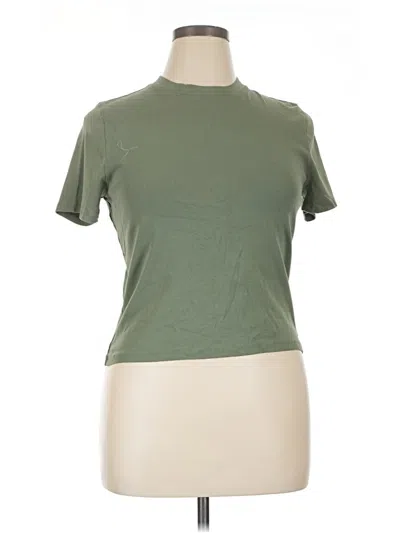 Pre-owned On 34th Short Sleeve Turtleneck In Green