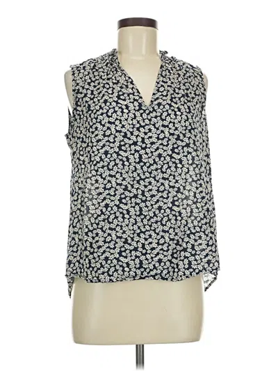Pre-owned On 34th Sleeveless Blouse In Blue
