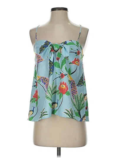 Pre-owned On 34th Sleeveless Blouse In Blue