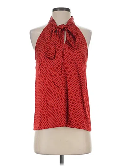 Pre-owned On 34th Sleeveless Blouse In Red