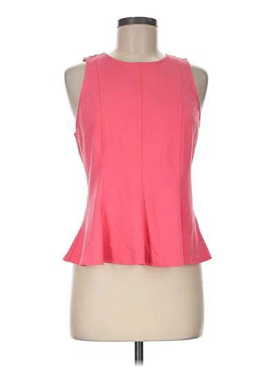 Pre-owned On 34th Sleeveless Top Pink Halter Neckline Tops