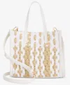 On 34th Small Straw Crossbody Tote, Exclusively At Macy's