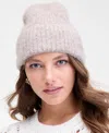 On 34th Solid Brushed Beanie, Macy's Exclusive In White