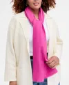 On 34th Solid Everyday Wrap Scarf, Macy's Exclusive In Pink