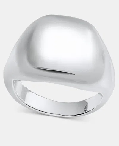 On 34th Squared Bubble Ring, Macy's Exclusive In Silver