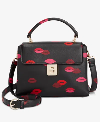 On 34th Tandii Lip Party Print Small Satchel Crossbody, Created For Macy's