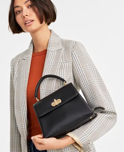 On 34th Tandii Top Handle, Created For Macy's In Black