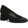 On 34th Tilly2f Womens Glitter Manmade Block Heels In Multi