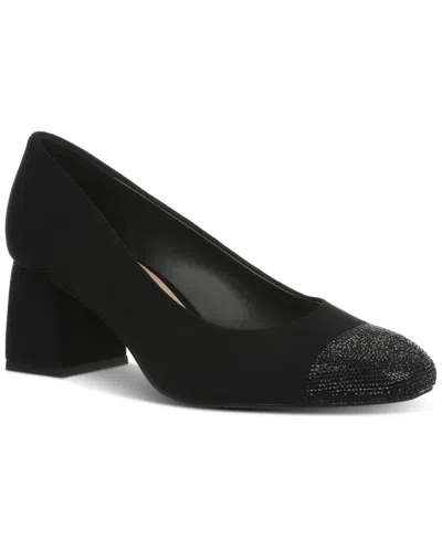 ON 34TH TILLYY CAP-TOE BLOCK-HEEL PUMPS, CREATED FOR MACY'S
