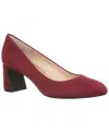 On 34th Toulla Mid Block Heel Pumps, Macy's Exclusive In Burgundy