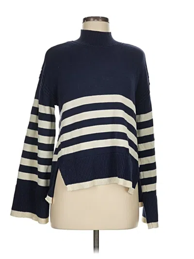 Pre-owned On 34th Turtleneck Sweater In Blue