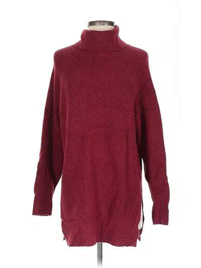 Pre-owned On 34th Turtleneck Sweater In Red