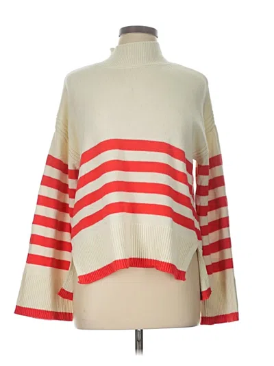 Pre-owned On 34th Turtleneck Sweater In Red