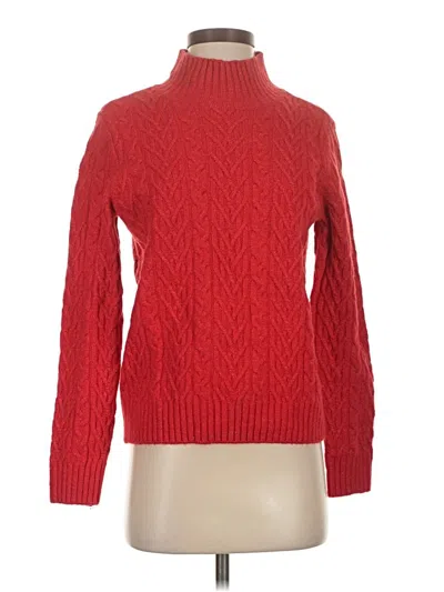 Pre-owned On 34th Turtleneck Sweater In Red