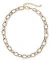 ON 34TH TWO-TONE LINK NECKLACE, 15" + 2" EXTENDER, EXCLUSIVELY AT MACY'S