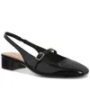 On 34th Women's Ameliaa Buckled Slingback Pumps, Created For Macy's In Black Patent