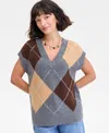 On 34th Women's Argyle Oversized Sweater Vest, Macy's Exclusive