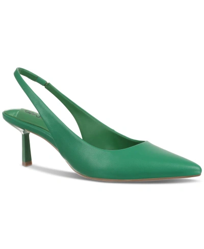 On 34th Women's Baeley Slingback Pumps, Created For Macy's In Green