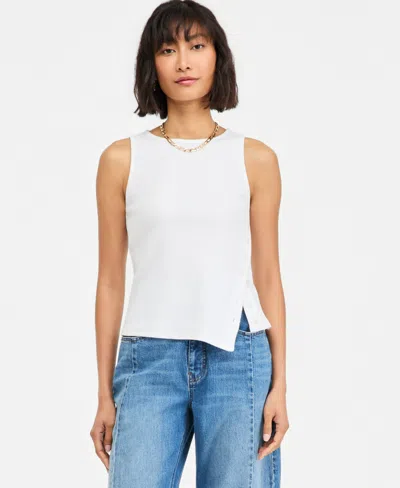 On 34th Women's Boatneck Side Button Tank, Macy's Exclusive In Multi