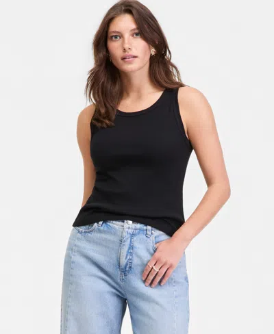 On 34th Women's Boatneck Tank Tank Top , Macy's Exclusive In Black