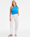 On 34th Women's Braided-trim Cargo Pants, Exclusively At Macy's