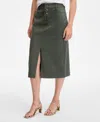 On 34th Women's Button-fly Midi Skirt, Exclusively At Macy's