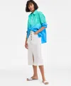 On 34th Women's Button-fly Midi Skirt, Exclusively At Macy's