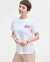 On 34th Women's Cherry Coke Graphic T-shirt, Exclusively At Macy's In Bright White