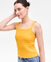On 34th Women's Cotton Gauze Smocked Tank, Exclusively At Macy's
