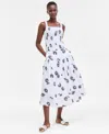 On 34th Women's Cotton Gauze Tiered Midi Skirt, Exclusively At Macy's