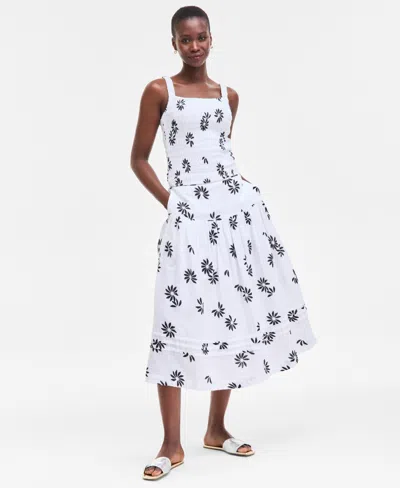 On 34th Women's Cotton Gauze Tiered Midi Skirt, Exclusively At Macy's