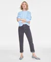 On 34th Women's Crewneck Faux-pearl Embellished Sweater, Exclusively At Macy's In Pale Spring