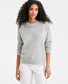 On 34th Women's Embellished Brushed Pullover Sweater, Macy's Exclusive In Gray